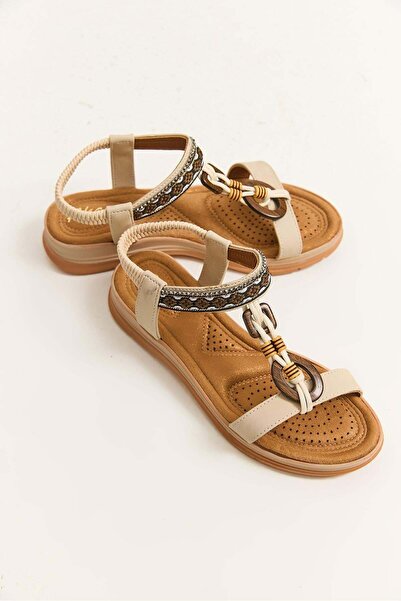 Juuuj Beige Flexible Structure Lightweight Comfortable Sole Non-Slip Design S...