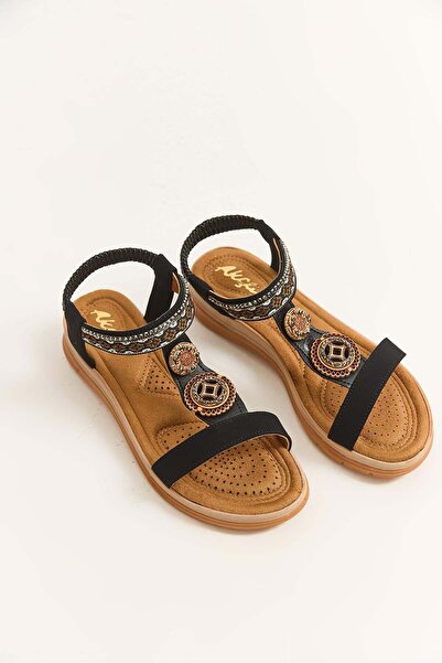 Juuuj Black Lightweight Extra Comfort Sole Design with Accessories for Daily ...