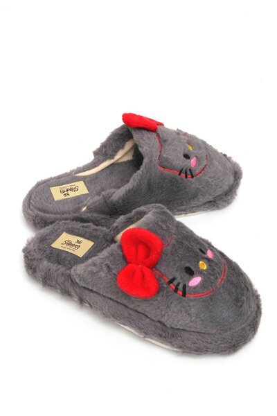 Juuuj Smoked Soft Textured Lightweight Flexible Plush House Slippers with Fig...