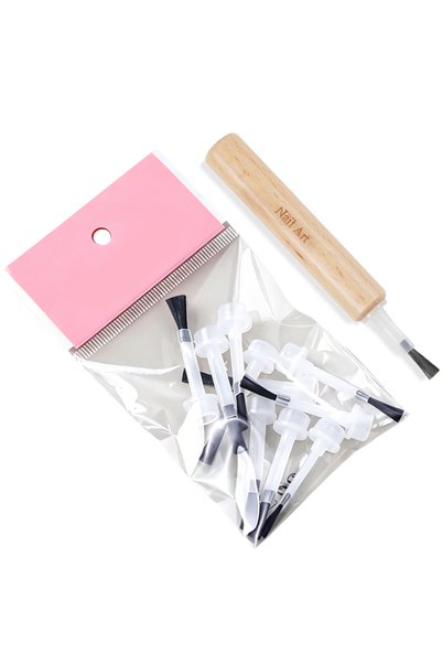 Choice1 10Pcs Brush Head 10/50Pcs Multi-functional Replaceable Nail Art Brush...