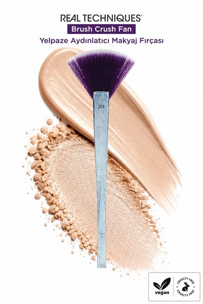 Real Techniques Rt-1802 Brush Crush 304 Fan