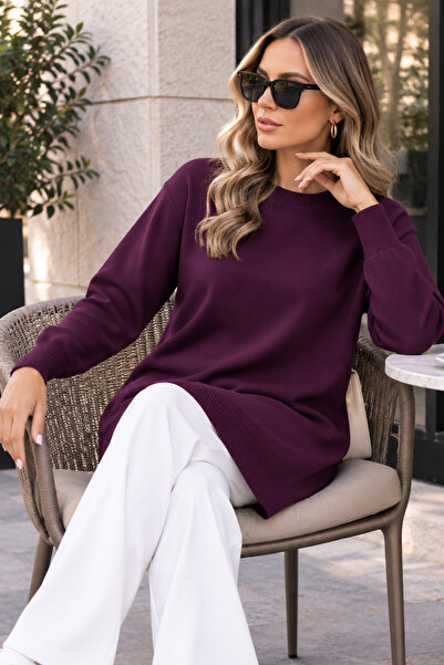 benguen Tesettür Tunik N3177 Bordo