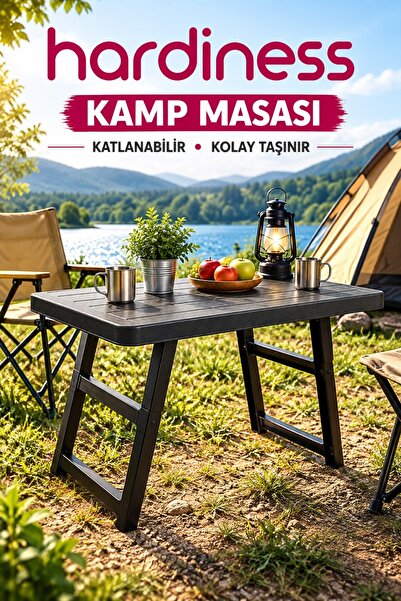 hardiness Büyük Boy 50x75 cm Katlanır Piknik Sehpası Piknik Masası