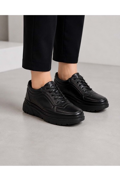 Kristal Dr.273Y Full Orthopedic Leather and Rubber Women's Shoes