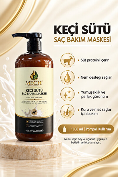KEÇİ SÜTLÜ SAÇ BAKIM MASKESİ