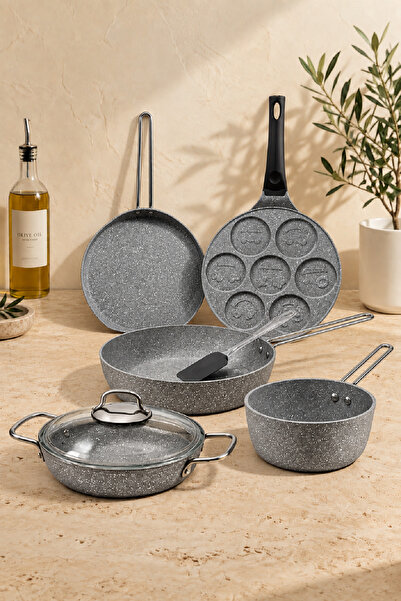 Gigilli You 7 Piece Granite Breakfast Set