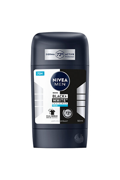 Nivea Men Men Black & White Invisible Fresh Antiperspirant Stick 48h, 50 ml