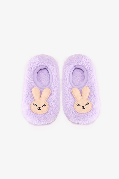 Penti Kız Çocuk Lila Rabbit Tavşan Desenli Çetik