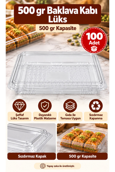 500 gr Baklava Kabı Lüks