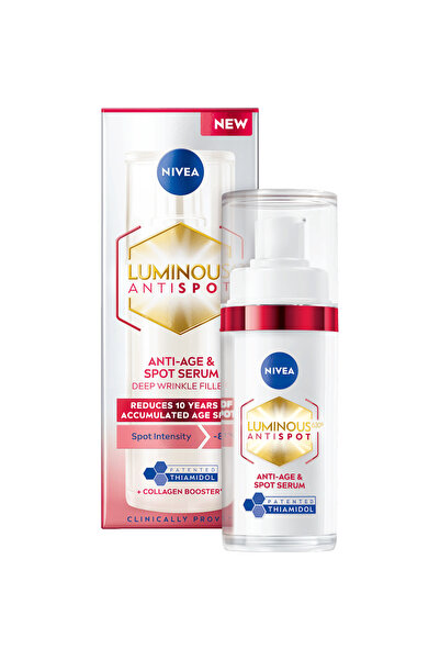 NIVEA Luminous630 Ser 2 în 1 Anti-rid și Anti-pete pigmentare, 30 ml