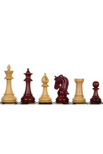 Sunrise Chess & Games Piese de șah Corinthian padauk 4″