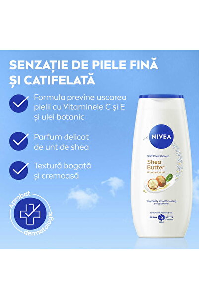NIVEA Gel de dus Nivea Shea Butter & Botancal Oil