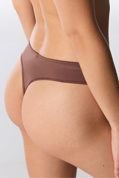 Penti Kahverengi Cream Tanga