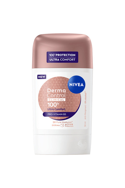 NIVEA Derma Control Antiperspirant clinic tip stick 96h, 50 ml