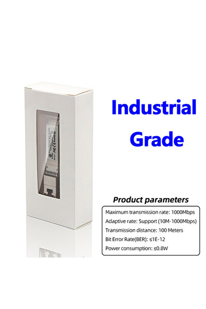 Choice3 1G industrial-grade RJ45 SFP Module Adaptive Rate Plug and Play 1G / ...