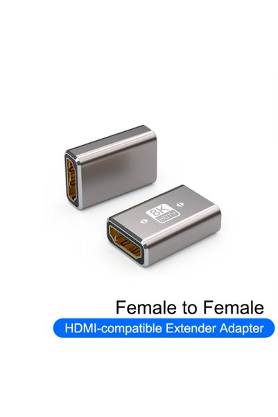 Choice3 C HDMI F TO F 8K HDMI-Compatible2.1 Cable Adapter 90 Degree Right Ang...
