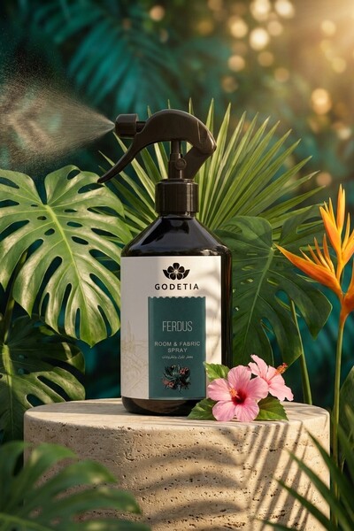GODETIA Paradise Scented Air Freshener & Upholstery Spray - 500ml