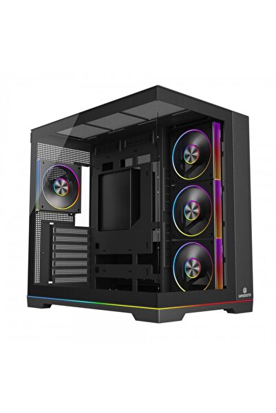 GAMEBOOSTER NYVRA SYNC ATX 5X ARGB PWM FAN 80+ BRONZE SİYAH 850W GAMING KASA