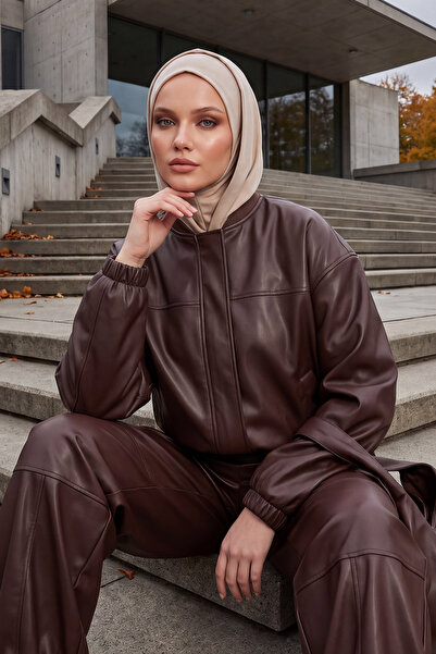 Aisha's Design Women's Ready-To-Wear Bonnet with Winter Hood and Closure Feat...