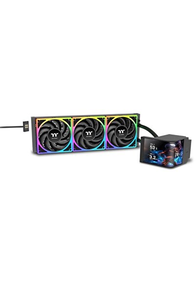 THERMALTAKE MAGCURVE 360 ULTRA 6.67" AMOLED ARGB AIO SIVI SOĞUTMA İŞLEMCİ FANI