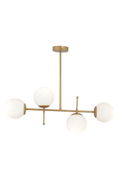 Apliqa Candelabru Günay cu 4 lumini, cu finisaj antic, pentru masă de dining, dormitor și living