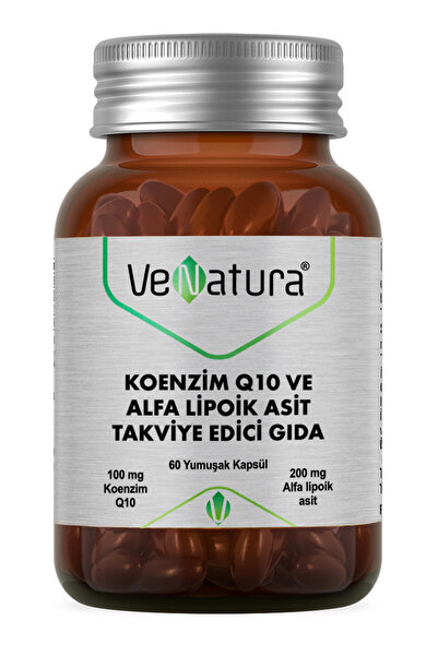 VeNatura Koenzim Q10 ve Alfa Lipoik Asit 60 Kapsül