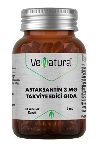 VeNatura Astaksantin 3mg 30 Kapsül