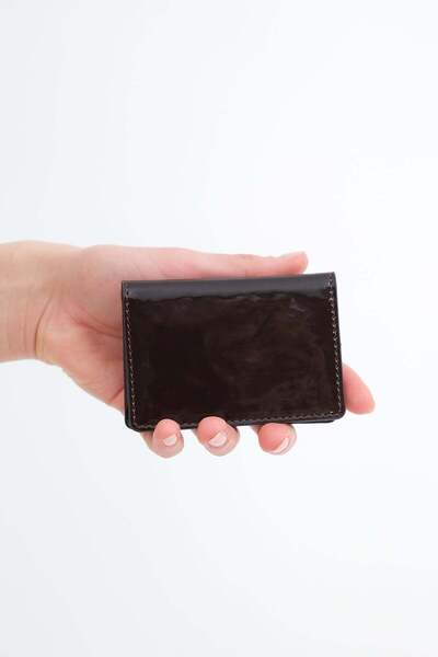 Addax Patent Leather Mini Card Holder Czdn130-F6