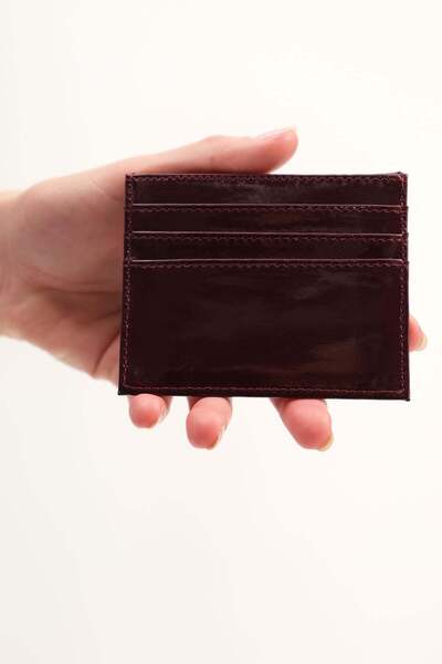 Addax Patent Leather Mini Card Holder Czdn128-F9