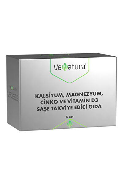 VeNatura Kalsiyum Magnezyum Çinko Vitamin D3 30 Saşe