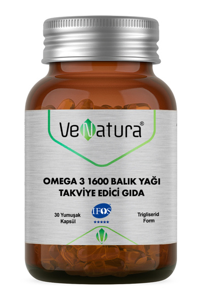 VeNatura Omega 3 Balık Yağı 1600mg 30 Kapsül