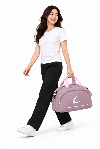 Bevitton Two-Compartment Long Strap Large Lavender Unisex Travel Fitness and ...