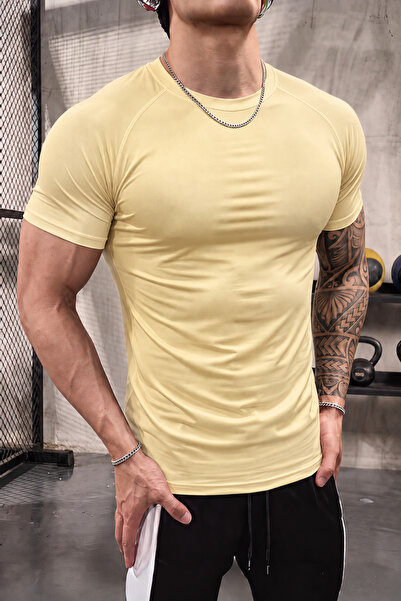 GENIUS STORE Tricou sport de compresie pentru bărbați, din material Diver Fab...
