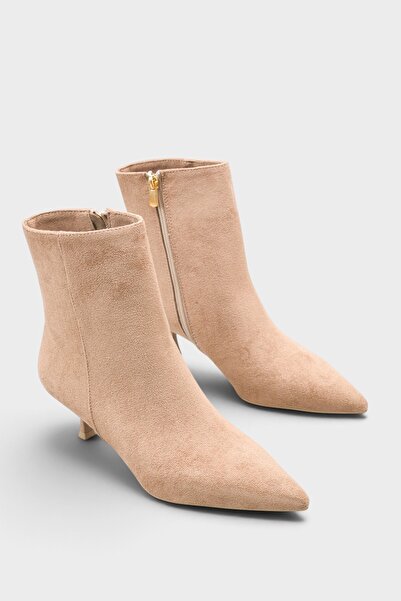 Capone Outfitters Gabriella Pointed Toe Side Zipper Thin Heeled Casual Women'...