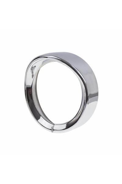Choice chrome 5.75 Inch Visor Headlight Trim Ring 5 3/4" Head Lamp Decorative...
