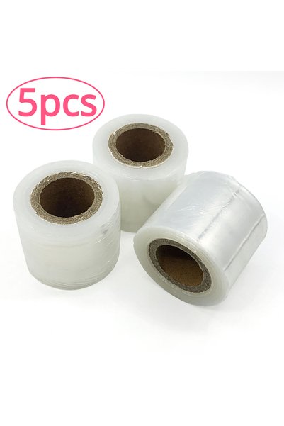 Choice 5pcs 5Rolls Plastic Wrap Cover Preservative Film for Eyelash Extension...