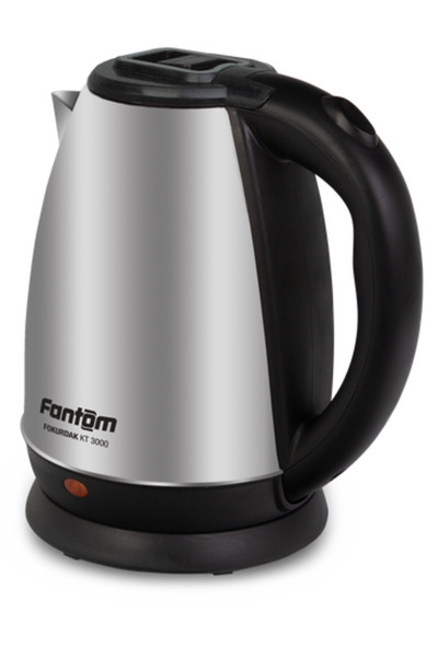 Fantom Fokurdak KT 3000 Çelik Su Isıtıcısı Siyah