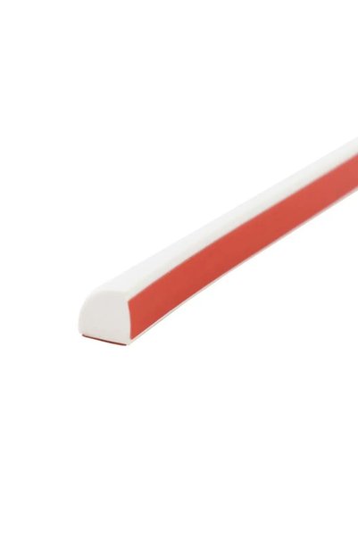 Choice WHITE 1Roll 78.74In Self-adhesive Bathroom Water Stopper Scalloped Cor...
