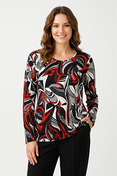 YXL COLLECTION Tricou pentru mamă cu mânecă lungă cu modele mixte, mărime mar...