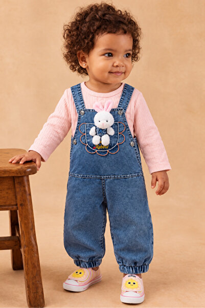 Rocha Baby Rocha Baby Gardener Salopet 2-Piece Set - Plush Toy Gift and Cotto...