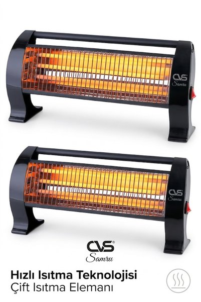 CVS Cvs Dn 3028 Semeru Siyah Elektrkli Quartz Isıtıcı