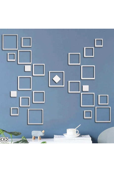 ORIGINAL DEALS Set 24 oglinzi acrilice și autocolante decorative pentru decor...