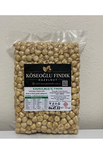 Genel Markalar % 100 Giresun Kalite Kavrulmuş Fındık 1000 Gr. Yeni Mahsül (Va...
