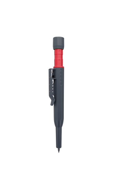 Choice4 grey red pen High Quality 2.8mm Deep Hole Carpenter Pencil with Scale...