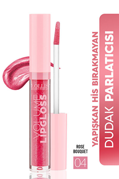 Lollis Volume Lipgloss 04 Rose Bouquet / Dudak Parlatıcı 04 Rose Bouquet