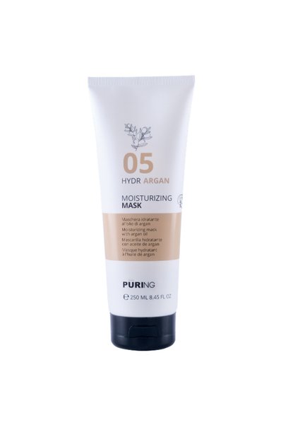 PURING 05 Hydrargan Moisturizing Hair Mask with Argan and Flax Seeds for Norm...