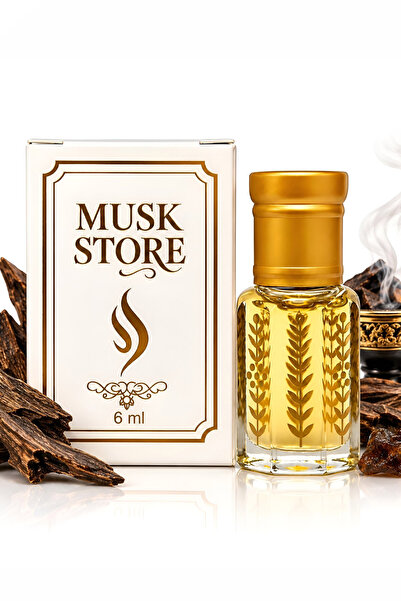 MUSK STORE BAHUR OUD Esansı Alkol Içermeyen 6 ml (tütsü oud) Yoğun, dumanlı v...