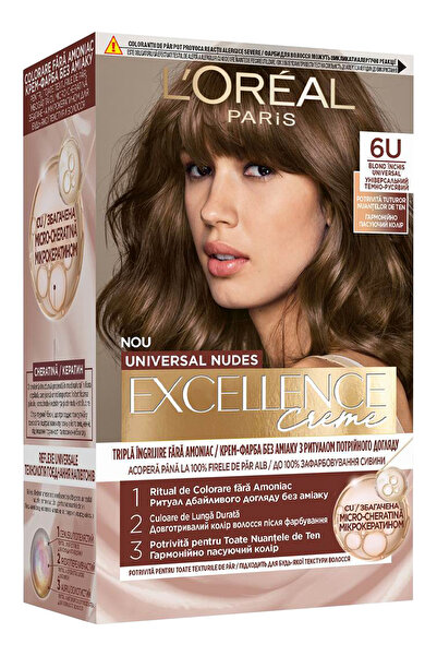 L'Oreal Paris Excellence Universal Nudes Vopsea de păr permanentă fără amonia...