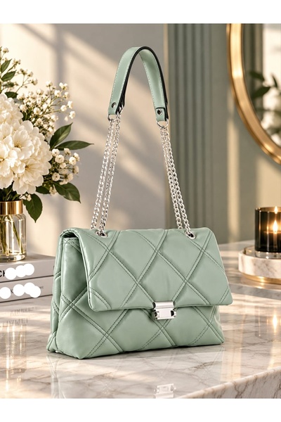 MAC&MOS Women's Mint Green Shoulder Bag