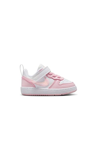 Nike COURT BOROUGH LOW RECRAFT (TD) Beyaz Kız Çocuk Günlük Spor Ayakkabı DV54...